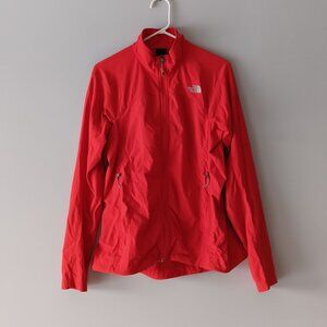 The North Face Summit Series Zip-Front Mock Neck Jacket Shell Bright Red XL